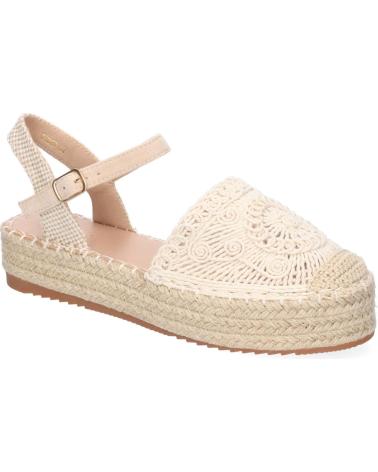 PUNTOSALAO ALPARGATAS DE PLATAFORMA EN YUTE Y HEBILLA MUJER COLOR BEIGE VARIOS COLORES