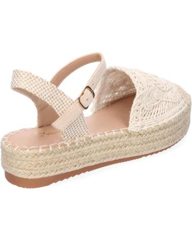 PUNTOSALAO ALPARGATAS DE PLATAFORMA EN YUTE Y HEBILLA MUJER COLOR BEIGE VARIOS COLORES