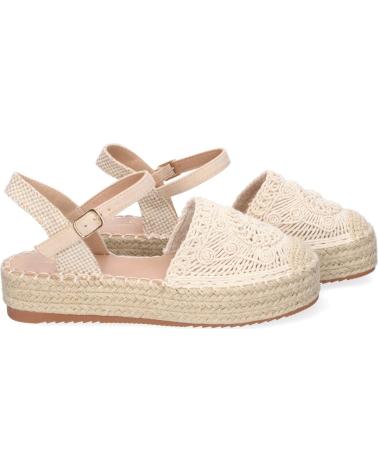 PUNTOSALAO ALPARGATAS DE PLATAFORMA EN YUTE Y HEBILLA MUJER COLOR BEIGE VARIOS COLORES