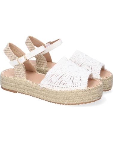 PUNTOSALAO SANDALIAS PLANAS EN YUTE PALA TRENZADA ABIERTA PARA MUJER BL VARIOS COLORES