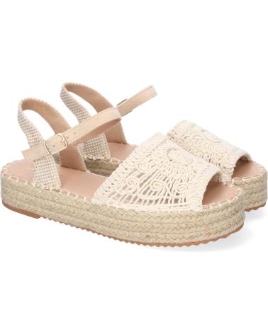 PUNTOSALAO SANDALIAS PLANAS EN YUTE PALA TRENZADA ABIERTA PARA MUJER BE VARIOS COLORES