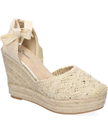 PUNTOSALAO SANDALIAS DORADAS DE CUNA EN YUTE PARA MUJER PALA CROCHET TF VARIOS COLORES