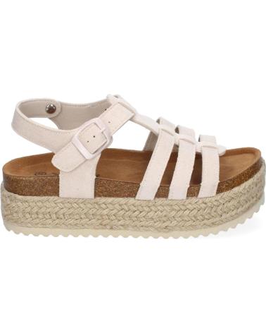 SANDALIAS PLANAS PUNTOSALAO YUTE TIRAS PALA MUJER VARIOS COLORES