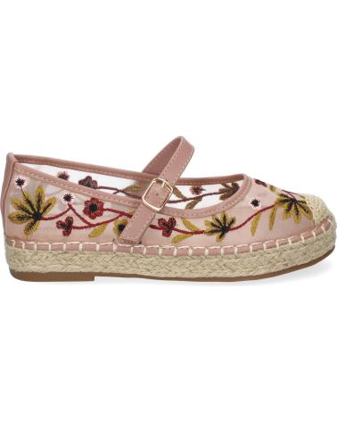 PUNTOSALAO BAILARINAS ESTILO ALPARGATA DISEÑO FLORAL CON TIRA DE TOBILLO VARIOS COLORES