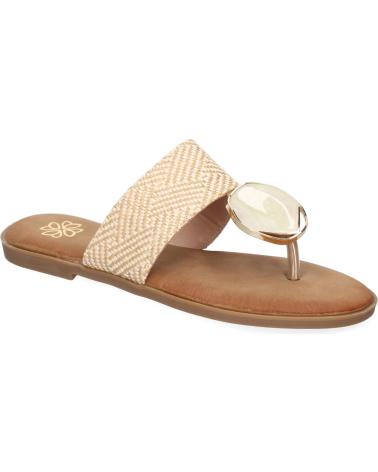 PUNTOSALAO FLACHE SKLAVEN-SANDALEN MIT METALL-DETAIL VARIOS COLORES