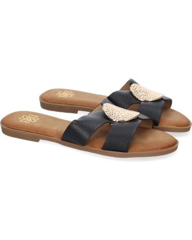 SANDALIAS PUNTOSALAO GG-63 MUJER NEGRO BROCHE PALA VARIOS COLORES