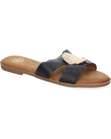 SANDALIAS PUNTOSALAO GG-63 MUJER NEGRO BROCHE PALA VARIOS COLORES