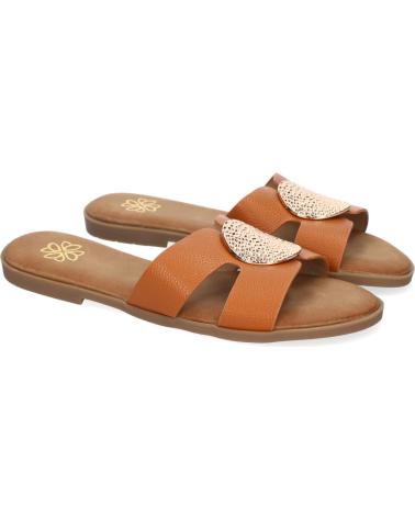 SANDALIAS PUNTOSALAO GG-63 MUJER CAMEL BROCHE PALA VARIOS COLORES