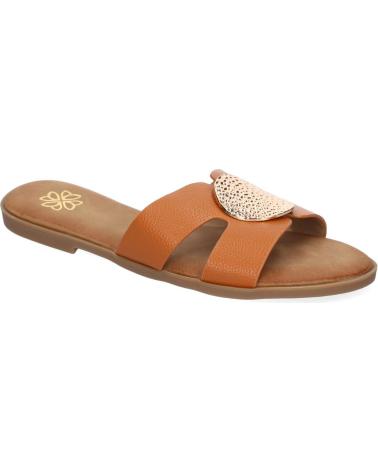 SANDALIAS PUNTOSALAO GG-63 MUJER CAMEL BROCHE PALA VARIOS COLORES