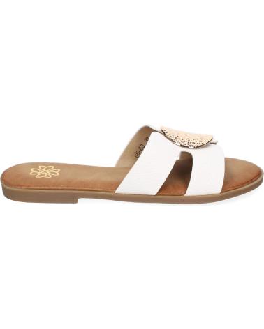 SANDALIAS PLANAS PUNTOSALAO MUJER CON BROCHE CENTRAL VARIOS COLORES
