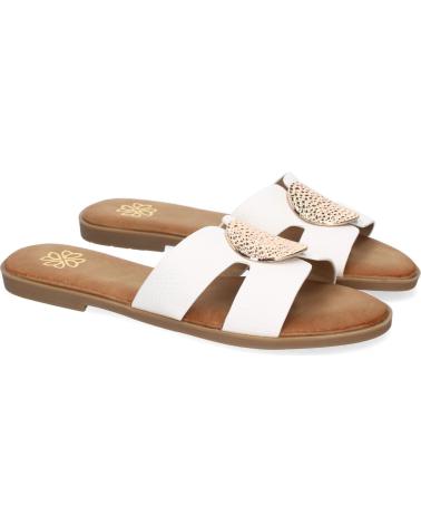 SANDALIAS PLANAS PUNTOSALAO MUJER CON BROCHE CENTRAL VARIOS COLORES