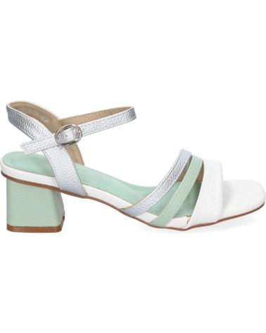 SANDALIAS PLATEADAS PUNTOSALAO DE TACÓN BAJO PARA FIESTA VARIOS COLORES