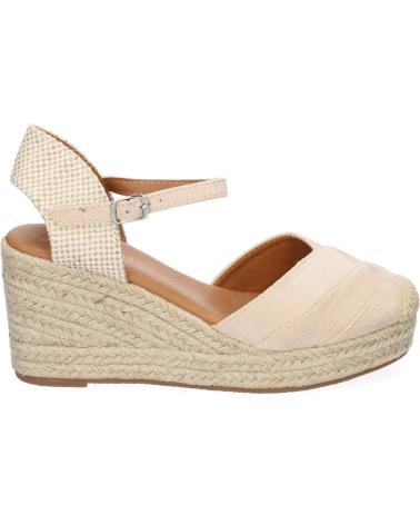 PUNTOSALAO ALPARGATAS DE CUÑA CÓMODAS PARA MUJER VR5-15 BEIGE VARIOS COLORES