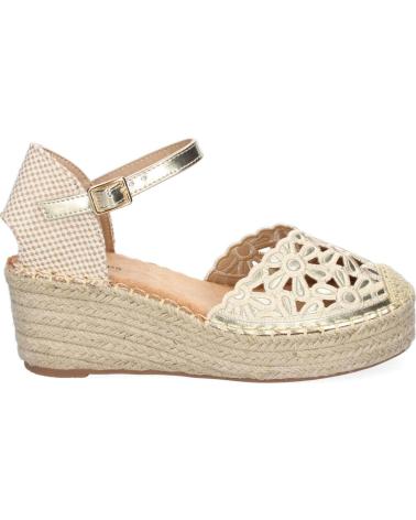 PUNTOSALAO ALPARGATAS DE CUÑA CON PALA FLORAL BORDADA MUJER VARIOS COLORES