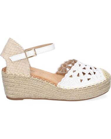 PUNTOSALAO ALPARGATAS DE CUÑA CON PALA FLORAL BORDADA PARA MUJER VARIOS COLORES