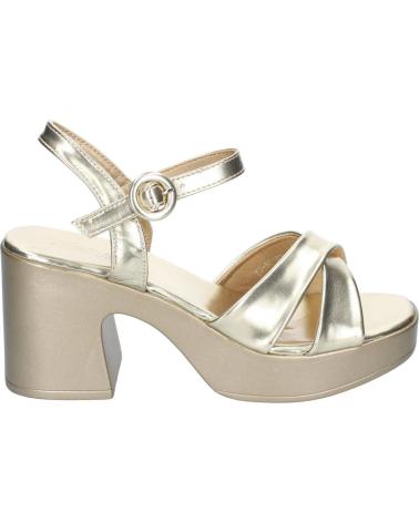 PUNTOSALAO SANDALIAS DORADAS DE TACÓN CÓMODO PARA FIESTA VARIOS COLORES