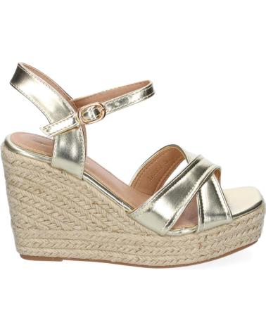 PUNTOSALAO SANDALIAS DORADAS DE CUÑA CON YUTE ELEGANTE PARA MUJER TF3357 VARIOS COLORES