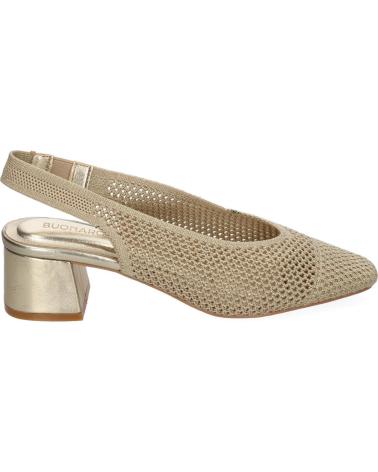 PUNTOSALAO GOLD DRESS SHOES WITH COMFORTABLE HEEL AND MESH FOR WOMEN S-31 VARIOS COLORES