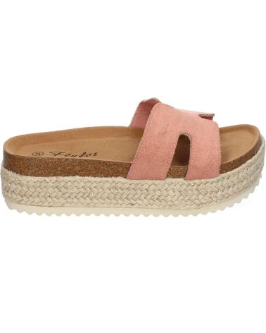 PUNTOSALAO SANDALIAS BIO DE PLATAFORMA EN YUTE PARA MUJER COLOR ROSA VARIOS COLORES