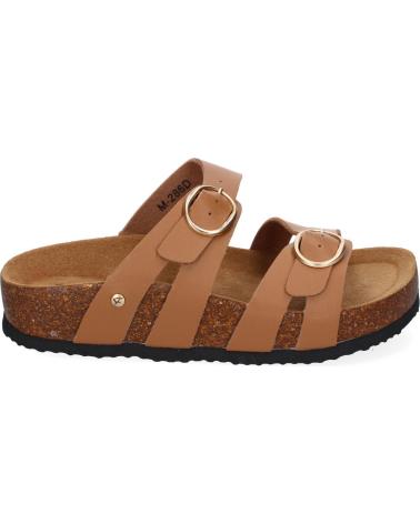 SANDALIAS BIO PUNTOSALAO DOBLE HEBILLA MUJER MARRÓN VARIOS COLORES