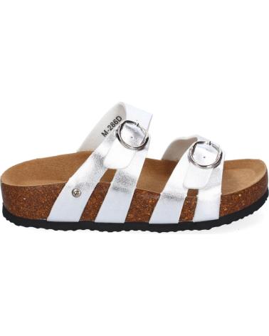 SANDALIAS PUNTOSALAO PLANAS BIO DOBLE HEBILLA PLATEADAS VARIOS COLORES