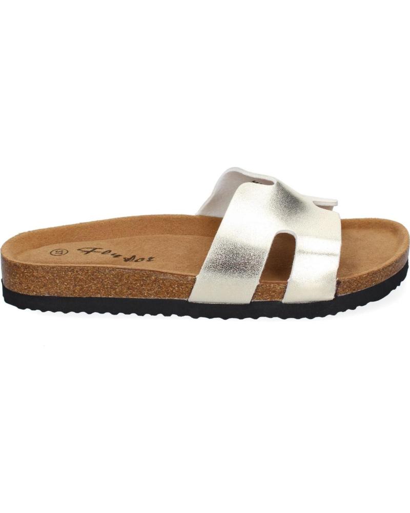 PUNTOSALAO SANDALIAS DORADAS PLANAS BAJAS PARA MUJER COMODAS M-235 VARIOS COLORES