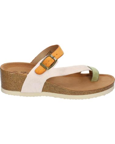 PUNTOSALAO SANDALIAS TIPO ESCLAVAS DE CUNA BIO PARA MUJER COLOR CAMEL M VARIOS COLORES