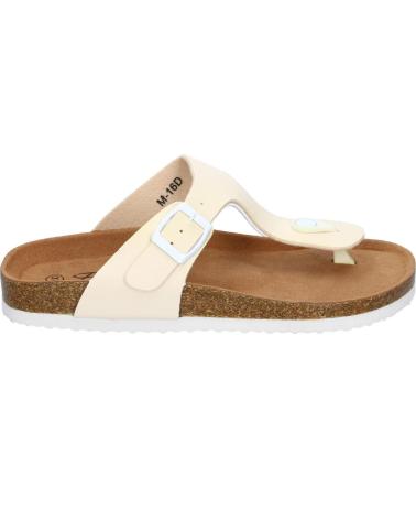 PUNTOSALAO SANDALIAS PLANAS BIO TIPO ESCLAVA MUJER COLOR BEIGE M-16 VARIOS COLORES