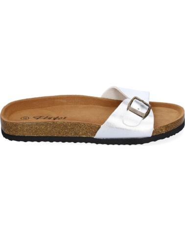 PUNTOSALAO SANDALIAS PLANAS COMODAS PARA MUJER PALA HEBILLA COLOR PLATA VARIOS COLORES