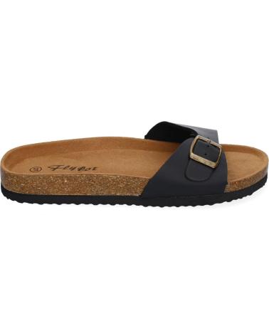 PUNTOSALAO SANDALIAS PLANAS COMODAS PARA MUJER PALA HEBILLA COLOR NEGRO VARIOS COLORES