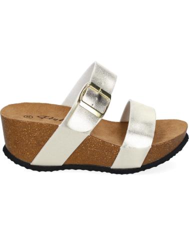 PUNTOSALAO SANDALIAS DORADAS DE CUNA BIO CON PALA FINA MUJER COLOR M-08 VARIOS COLORES