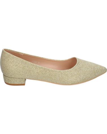 PUNTOSALAO ZAPATOS DORADOS PLANOS ESTILO BAILARINAS PARA MUJER YK266 VARIOS COLORES