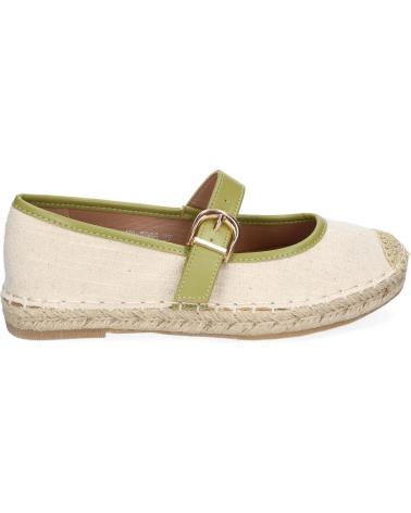 PUNTOSALAO BAILARINAS ESTILO ALPARGATAS EN YUTE PARA MUJER COLOR VERDE VARIOS COLORES