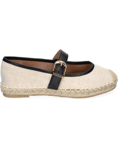 PUNTOSALAO BAILARINAS ESTILO ALPARGATAS EN YUTE PARA MUJER COLOR NEGRO VARIOS COLORES