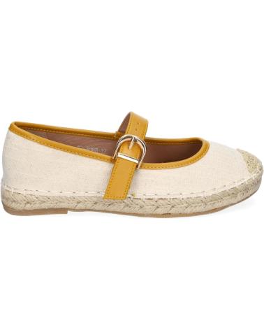 PUNTOSALAO BAILARINAS ESTILO ALPARGATAS EN YUTE PARA MUJER COLOR AMARIL VARIOS COLORES