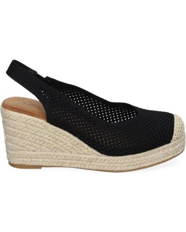 PUNTOSALAO SANDALIAS DE CUNA EN YUTE CALADAS PARA MUJER COLOR NEGRO CF- VARIOS COLORES