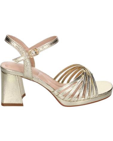 PUNTOSALAO SANDALIAS DORADAS DE TACON COMODO FIESTA PARA MUJER BL-5189 VARIOS COLORES