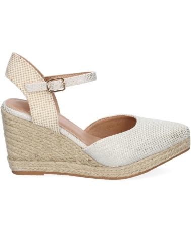 PUNTOSALAO SANDALIAS DE CUNA EN YUTE PUNTA FINA PARA MUJER PLATA TF3396 VARIOS COLORES