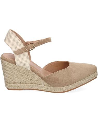 PUNTOSALAO SANDALIAS DE CUNA EN YUTE PUNTA FINA PARA MUJER COLOR KAKI T VARIOS COLORES