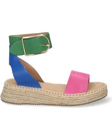 PUNTOSALAO SANDALIAS PLANAS MUJER CON YUTE COLOR FUCSIA 1EC-0138 VARIOS COLORES