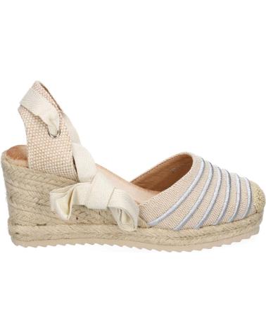 PUNTOSALAO SANDALIAS PLATEADAS DE CUNA MEDIA EN YUTE PARA MUJER 5Q82 VARIOS COLORES