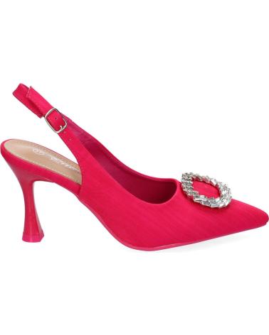 PUNTOSALAO ZAPATOS TACON COMODO FIESTA PARA MUJER COLOR FUCSIA YG738 VARIOS COLORES