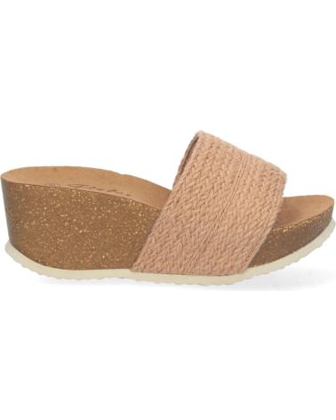 PUNTOSALAO SANDALIAS BIO PLATAFORMA PALA SIMPLE PARA MUJER COLOR CHAMPA VARIOS COLORES