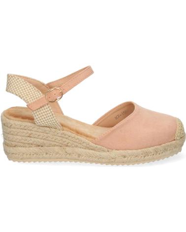PUNTOSALAO ALPARGATAS DE CUNA BAJA PARA MUJER COLOR ROSA 1CF-1580 VARIOS COLORES