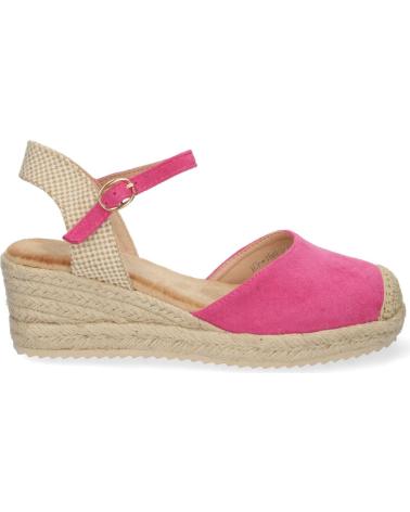PUNTOSALAO ALPARGATAS DE CUNA BAJA PARA MUJER COLOR FUCSIA 1CF-1580 VARIOS COLORES