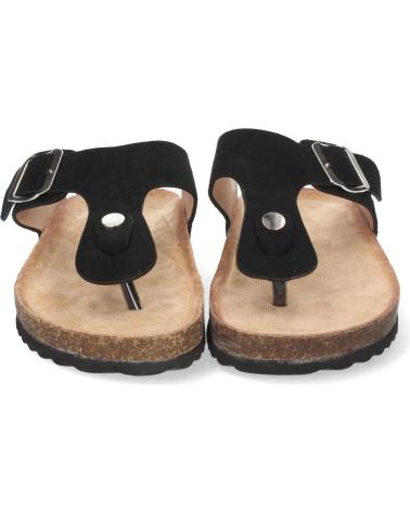 PUNTOSALAO SANDALIA ESCLAVA PLANA MUJER COLOR NEGRO VARIOS COLORES