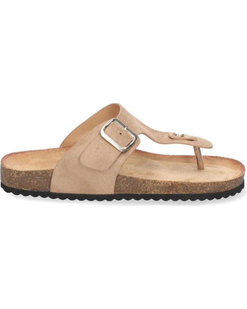 PUNTOSALAO SANDALIA ESCLAVA PLANA MUJER COLOR BEIGE VARIOS COLORES