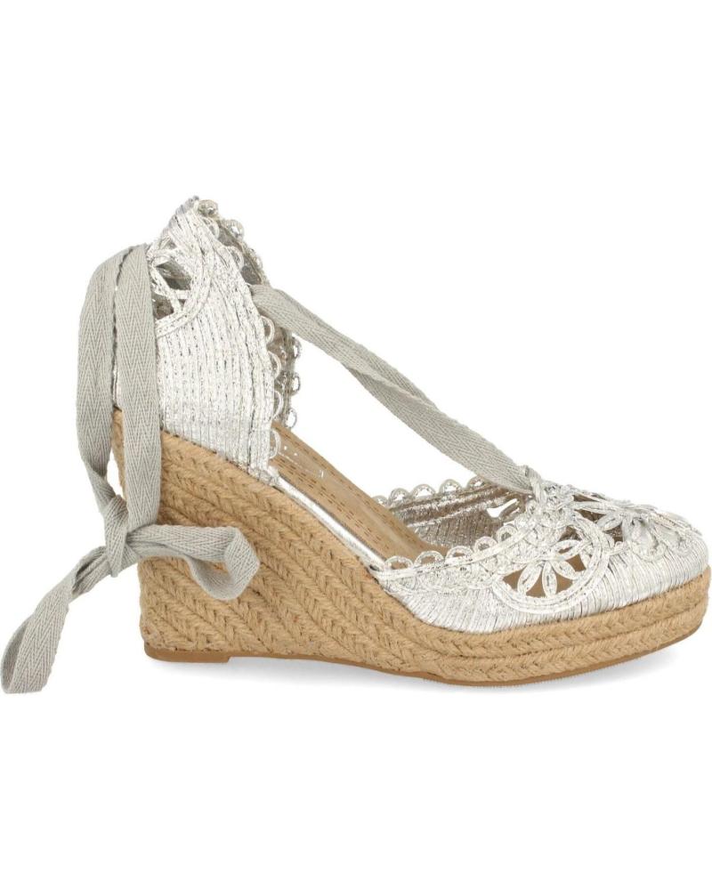 PUNTOSALAO SANDALIA DE CUNA MUJER COLOR PLATA VARIOS COLORES