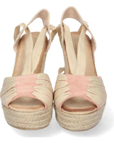 PUNTOSALAO SANDALIA CUNA ALTA LAZOS MUJER COLOR ROSA VARIOS COLORES