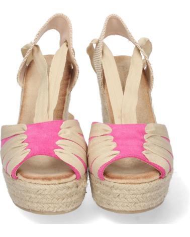 PUNTOSALAO SANDALIA CUNA ALTA LAZOS MUJER COLOR FUCSIA VARIOS COLORES